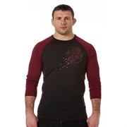 Рашгард Clinch Gear Impulse Compression TOP LS черно-красный