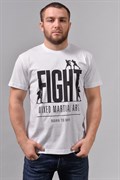 Футболка М-1 Fight белая