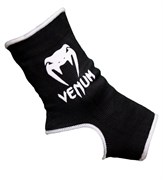 Фиксатор голеностопа Venum черный - внешняя сторона - логотип