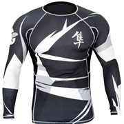 Рашгард Hayabusa "Metaru 47 Silver" Rashguard Longsleeve