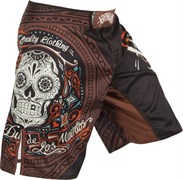 Шорты Venum Santa Muerte коричневые - правым боком