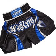 Шорты тайские Venum Chaiya Black/Blue