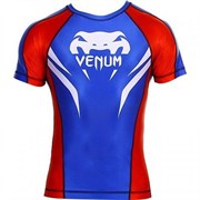 Рашгард Venum Electron 2.0 Blue S/S