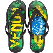 Сланцы Venum Brazilian Flag Sandals Green/Yellow/Blue