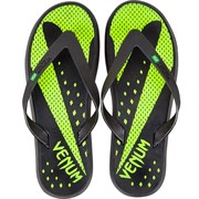 Сланцы Venum Hurricane Sandals Black/Neo Yellow