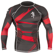 Рашгард Hayabusa Metaru Rashguard Black/Red L/S