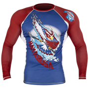 Рашгард Hayabusa Ninja Falcon Blue/Red L/S