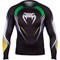 Компрессионная футболка Venum Brazilian Hero Black/Yellow/Green L/S - фото 10133