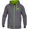 Толстовка Venum Contender Hoody Grey - Neo Yellow Logo - фото 12053