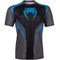 Футболка Venum Predator Dry Tech - Black/Cyan - фото 12845