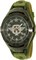 Наручные часы мужские Tapout Green Cloth Quartz Watch with Black Dial