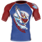 Рашгард Hayabusa Ninja Falcon Blue/Red S/S - фото 8979